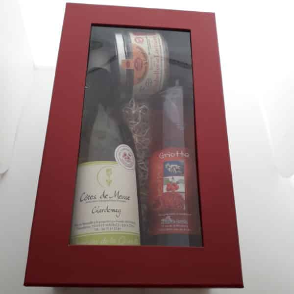 Coffret Apéro crème + vin + terrine