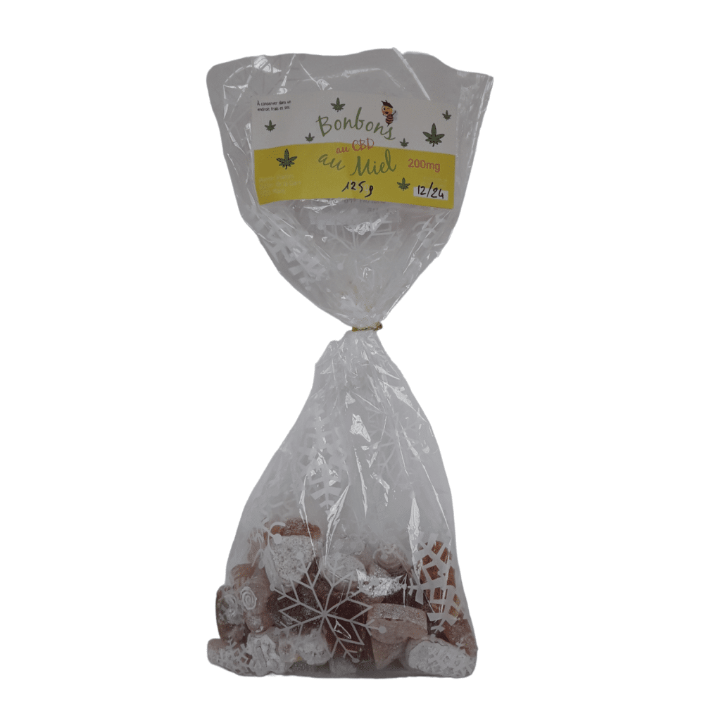 Bonbons au Miel et CBD sachet de 125g
