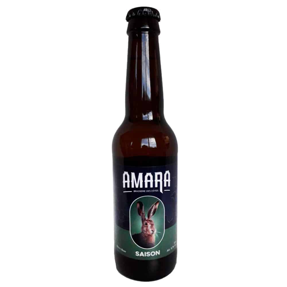 Bière blonde artisanale "la saison"  33 cl de chez "Amara" en Meuse