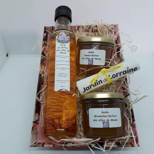 Petit coffret safran des Côtes de Meuse
