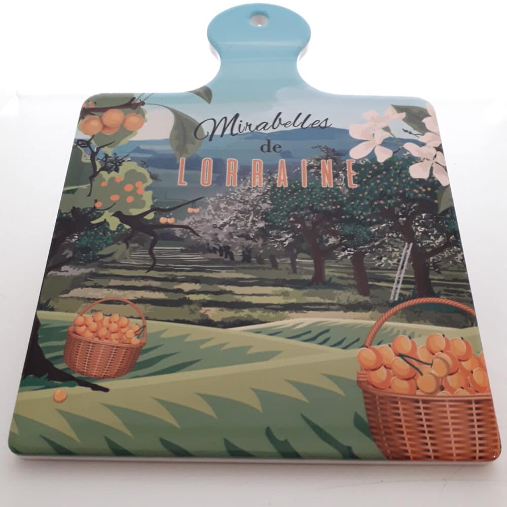Planche à découper motif Vergers des Côtes de Meuse