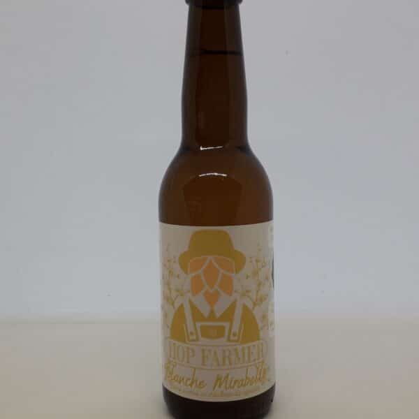 Bière blanche à la mirabelle artisanale "Hop Farmer" 33 cl de Meuse