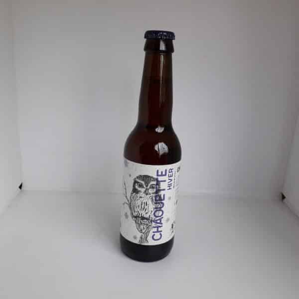 Bière d'hiver Bio artisanale "la Châouette" 33cl de Meurthe et Moselle